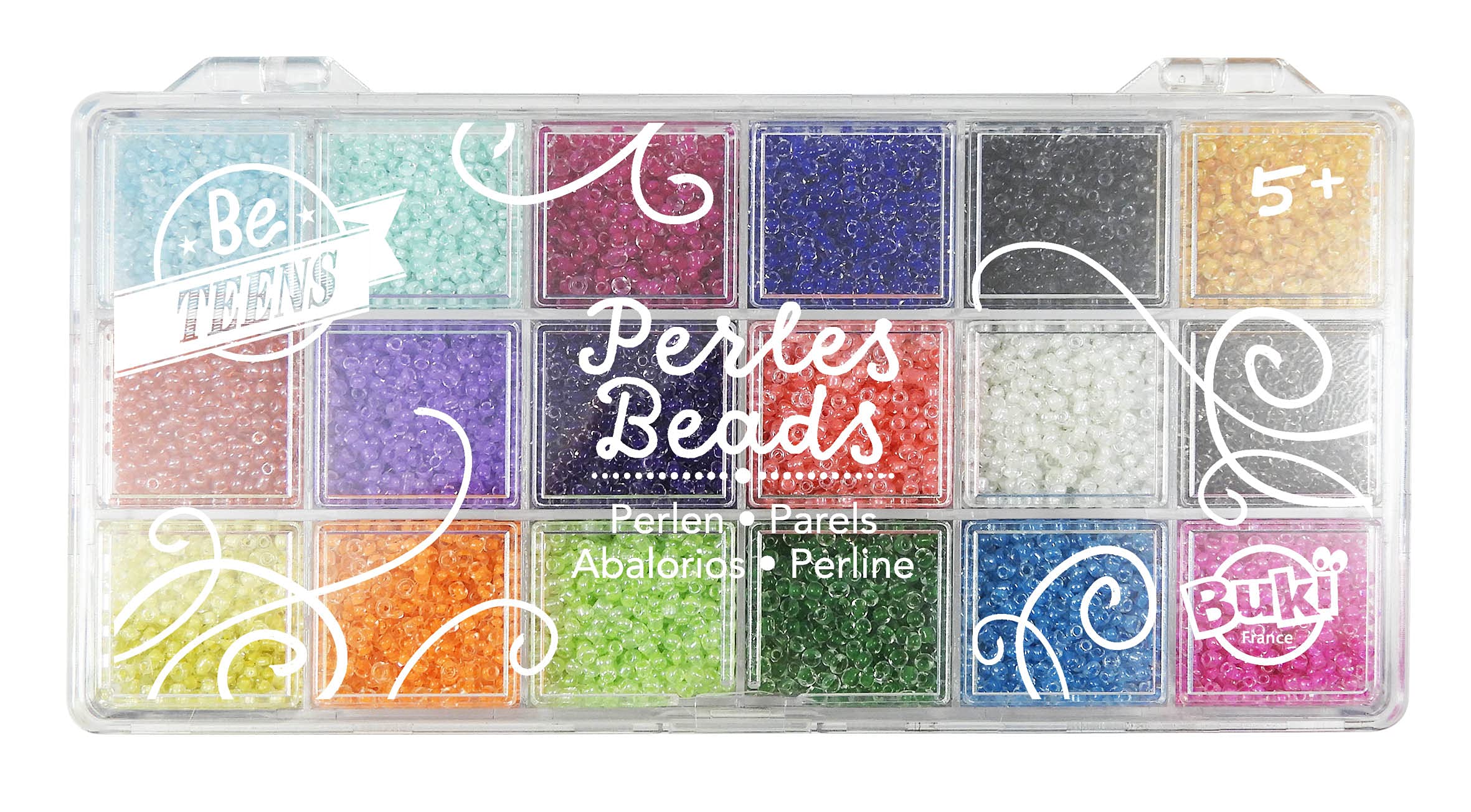 buki-pe012-bo-te-de-perles-transparentes-18-couleurs-bijoux image 3