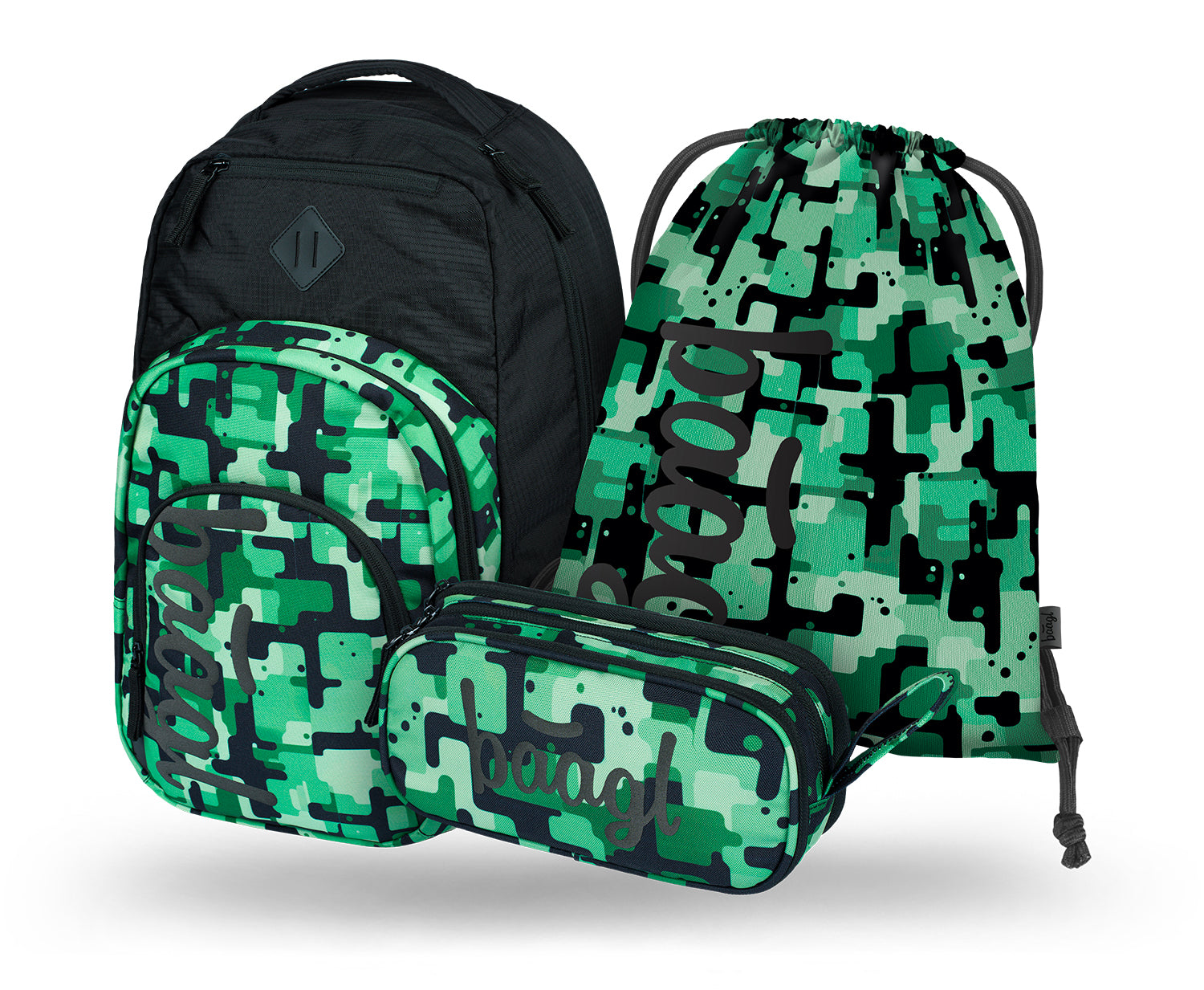 baagl-coolmate-green-kit-scolaire-3-pi-ces-35-l image 1