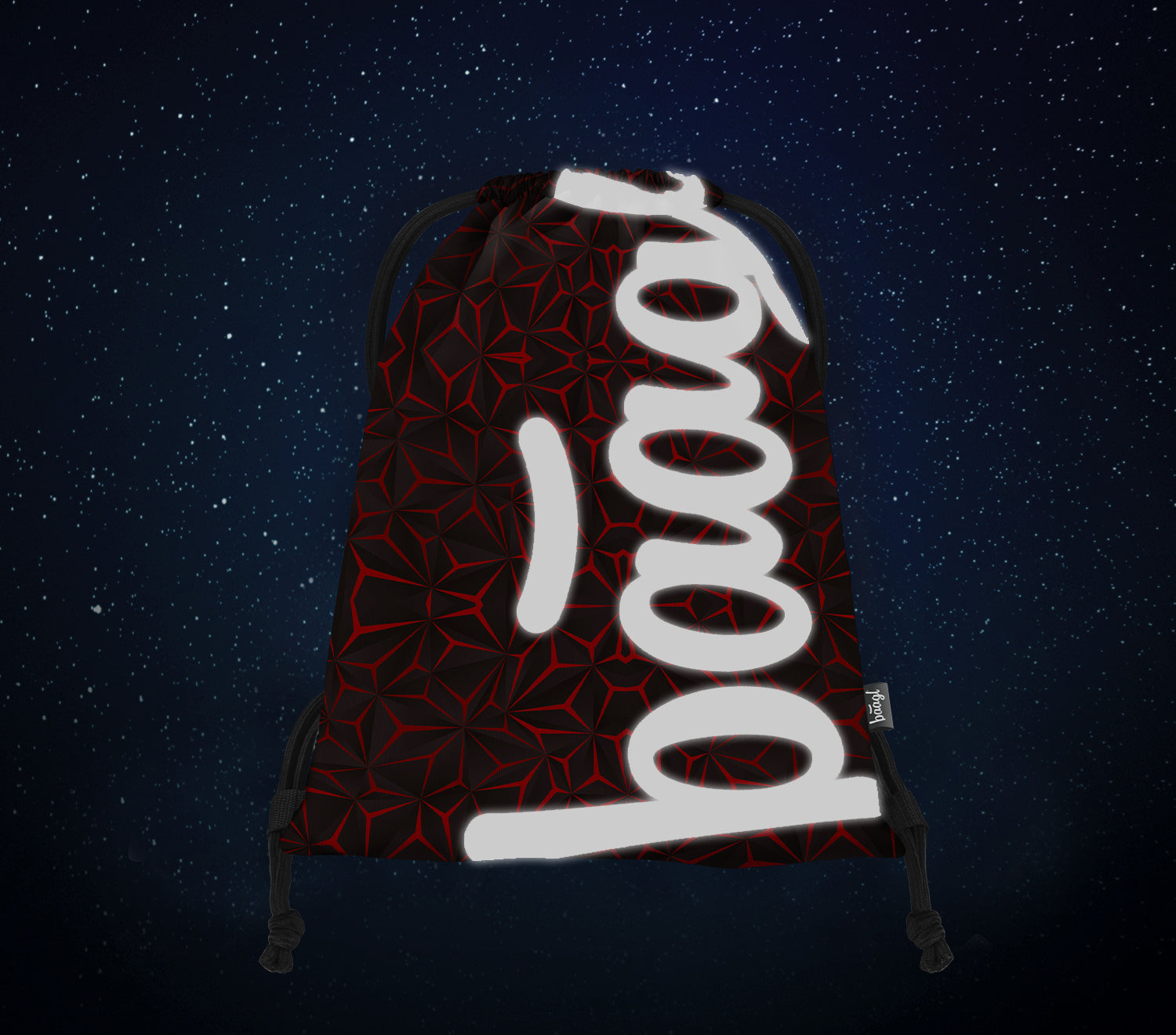 baagl-red-polygon-gym-sack-sac-sport-ficelle-rouge image 4