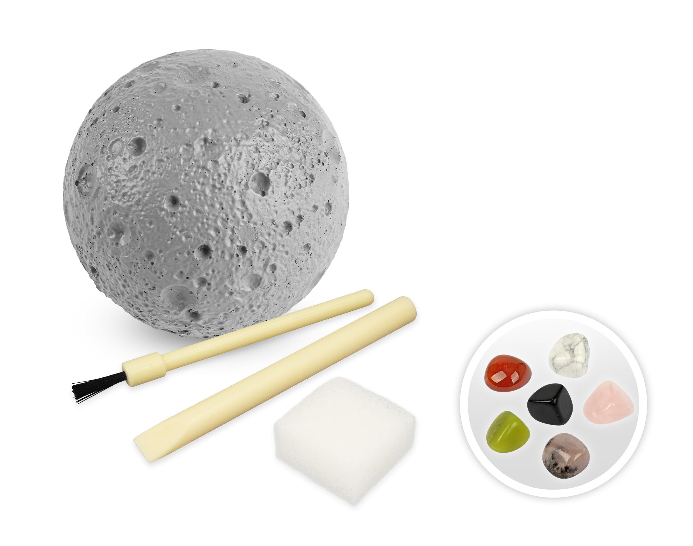 buki-espace-dig-planet-lune-kit-fouille-6-pierres-447 image 3