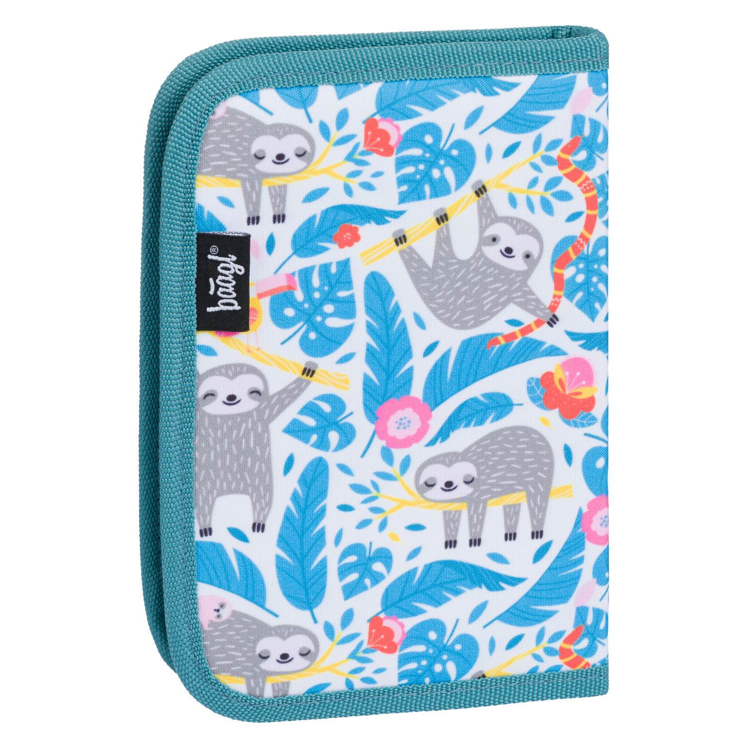 baagl-classic-pencil-cases-trousse-sloth-1-compartiment image 2