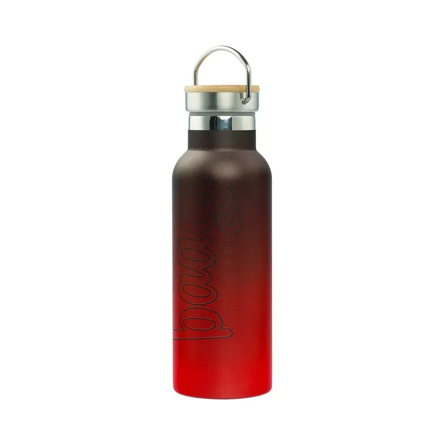 baagl-gradient-rouge-noir-gourde-thermos-500-ml image 1