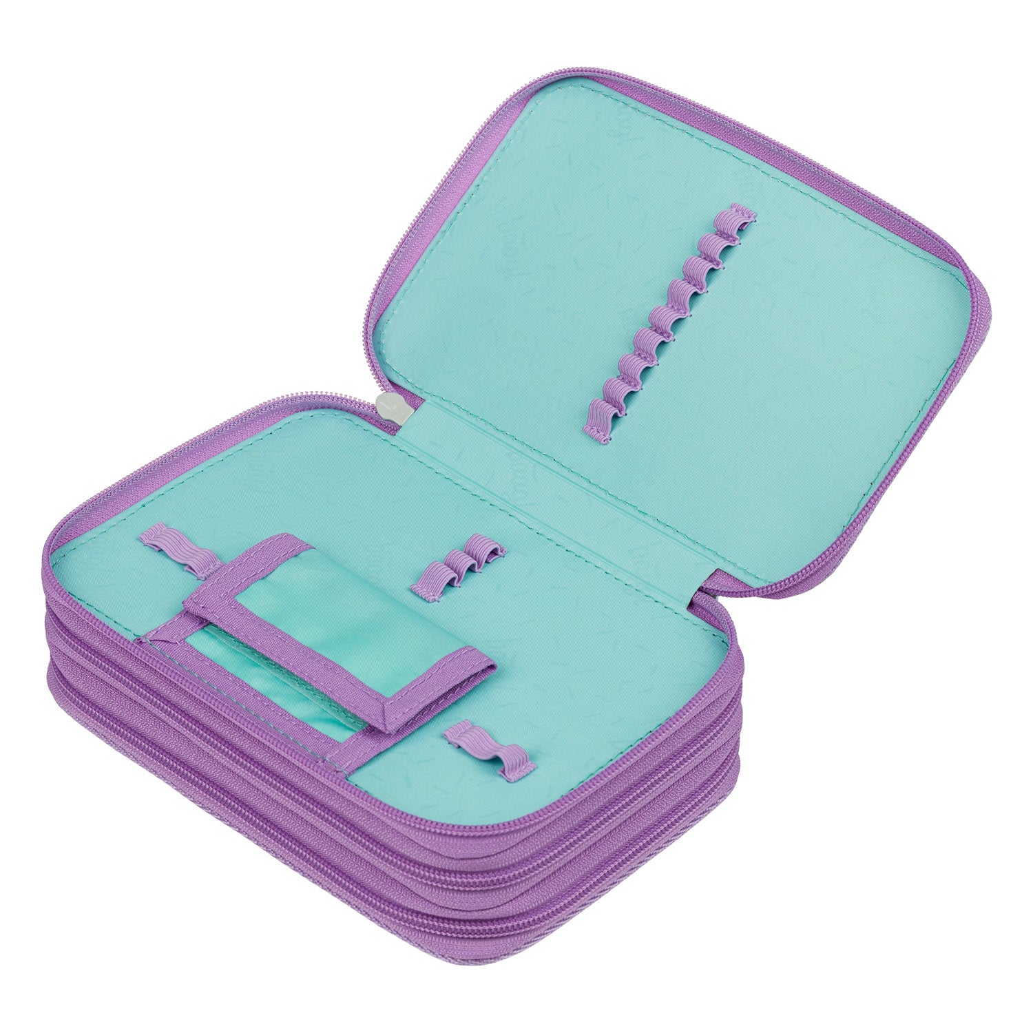 baagl-lavender-trousse-3-compartiments-vide-violette image 4