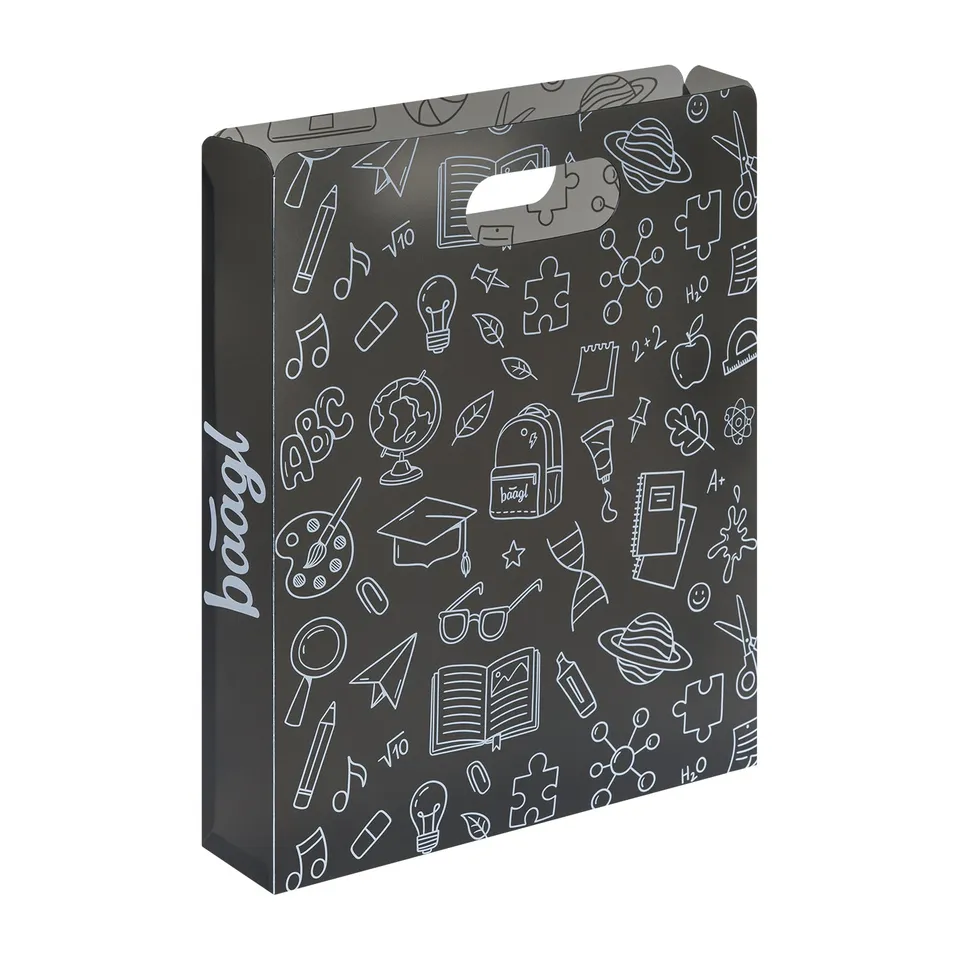 baagl-notebook-folders-chemise-plastique-gris-recycl image 1