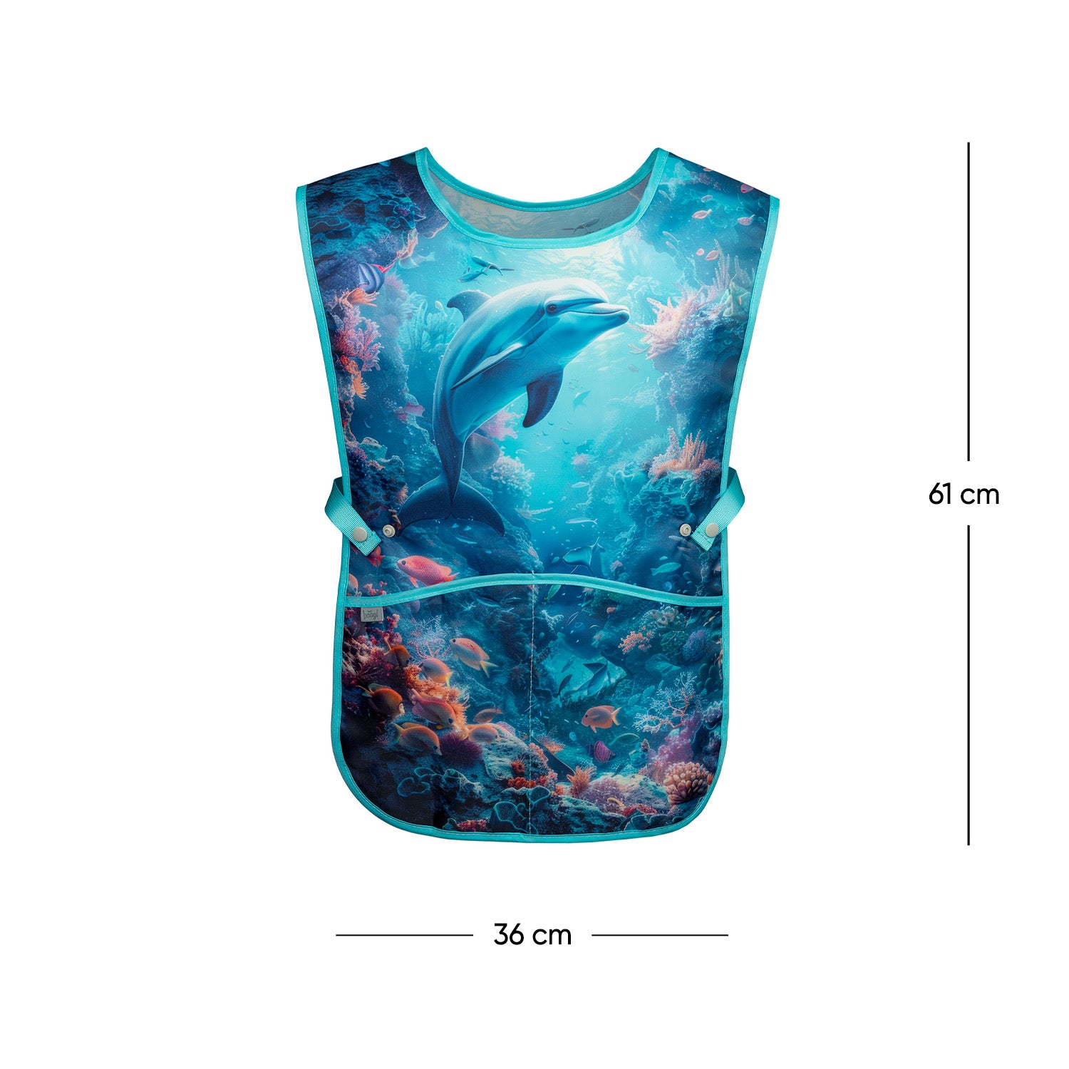 baagl-dolphin-tablier-enfant-dauphin-poches-lavable image 4