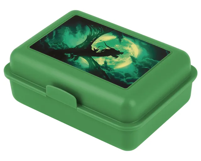 baagl-dragon-lunch-box-verte-dragon-compartiment image 1