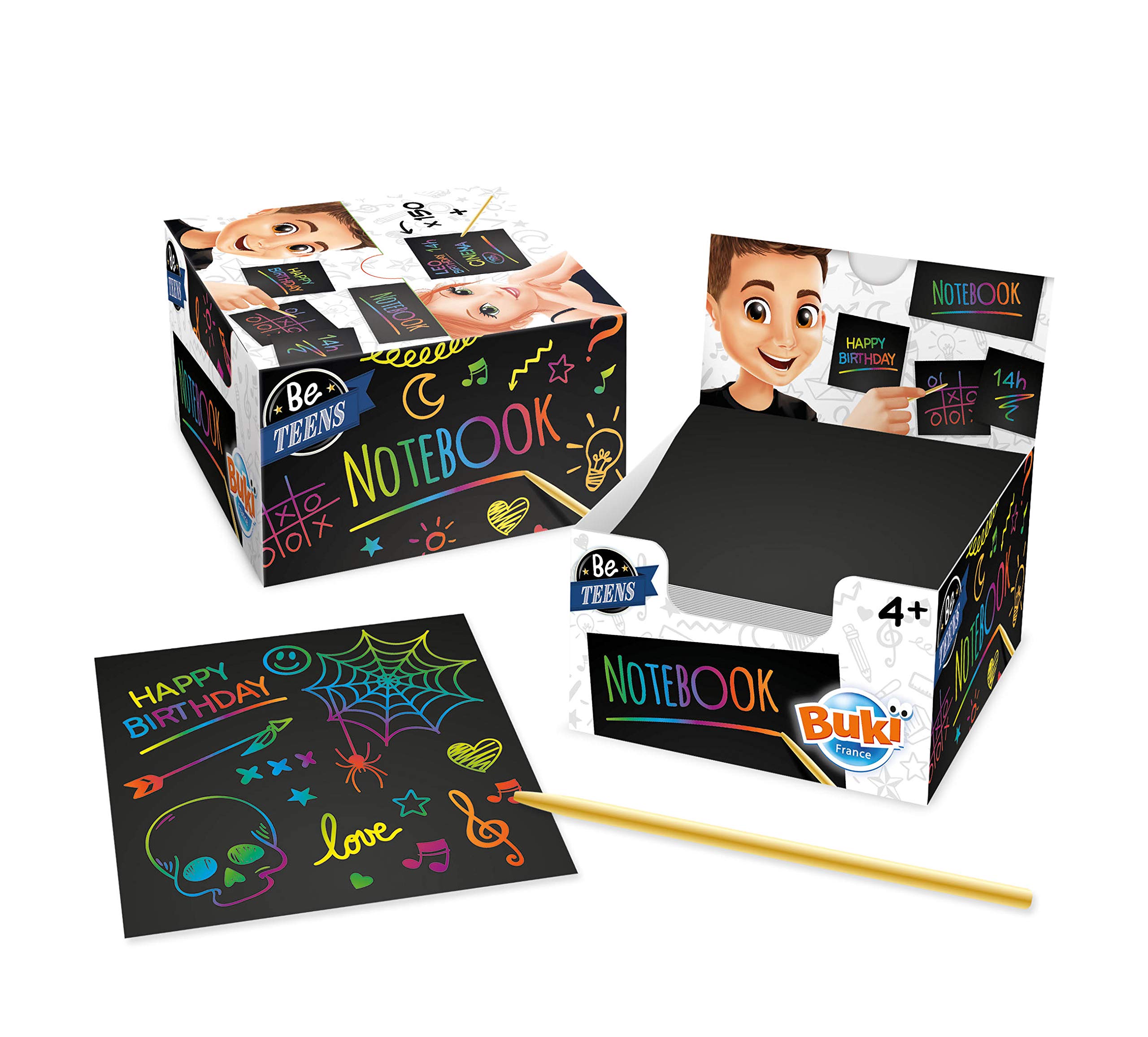buki-nb001-scratch-notebook-bloc-gratter-150-feuilles image 1