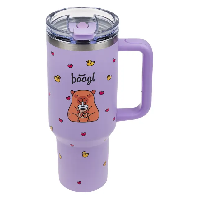 baagl-b-cup-capybara-gobelet-isotherme-1-18-l-paille image 1