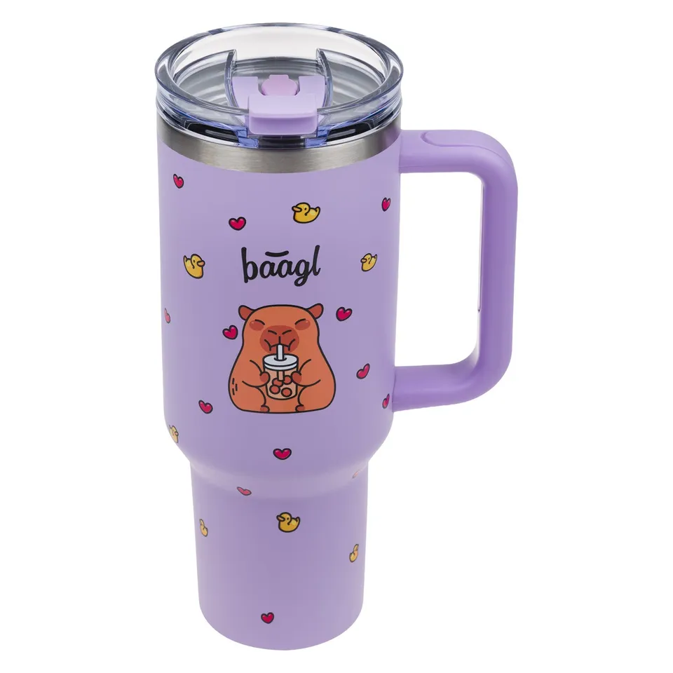 baagl-b-cup-capybara-gobelet-isotherme-1-18-l-paille image 1