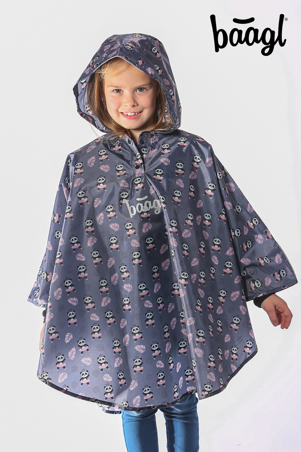 baagl-panda-poncho-de-pluie-enfant-xs-90-110-cm image 6