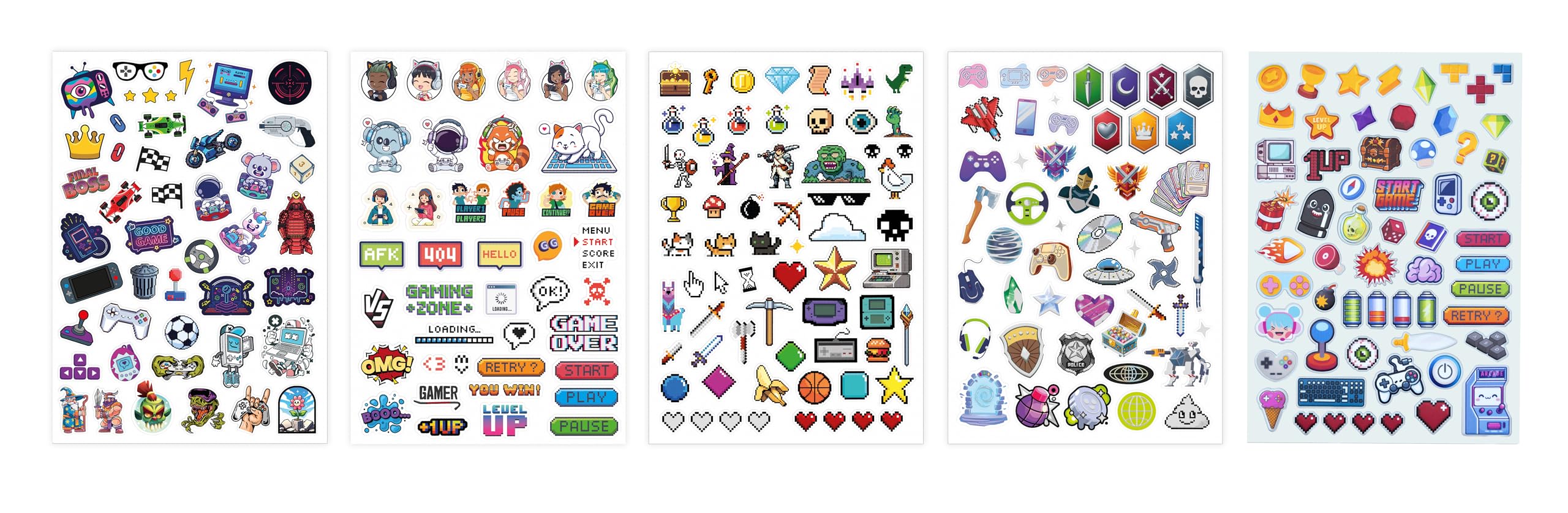 buki-cr-atif-et-beaut-pochette-stickers-gaming-fk019-200-pi-ces image 3